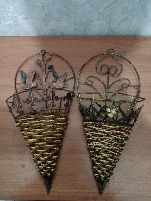 Корзинки на стену