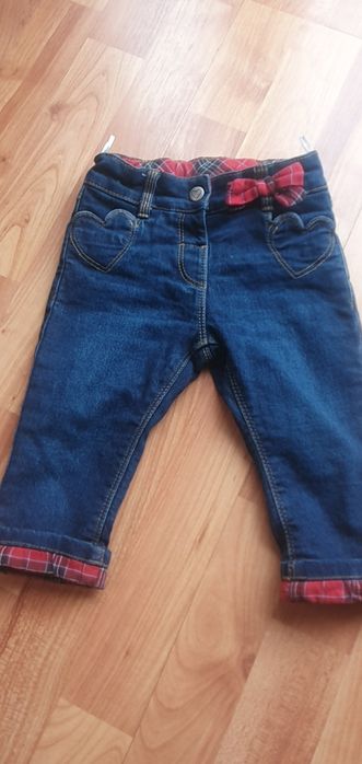 Pantaloni blugi călduros fetite