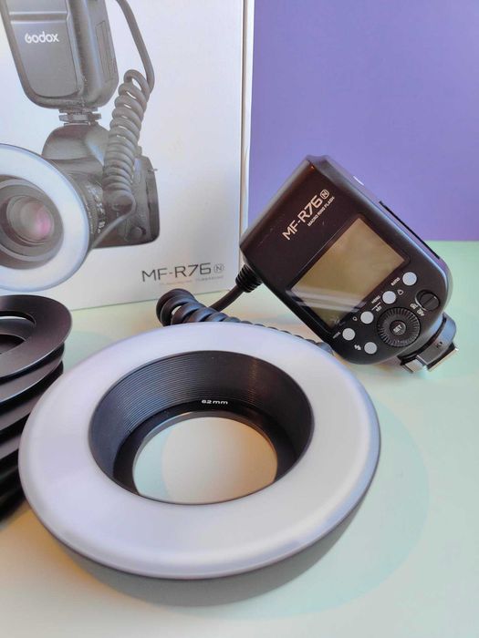 Vând Blit NOU macro Ring Light Godox MF-R76N pentru Nikon.