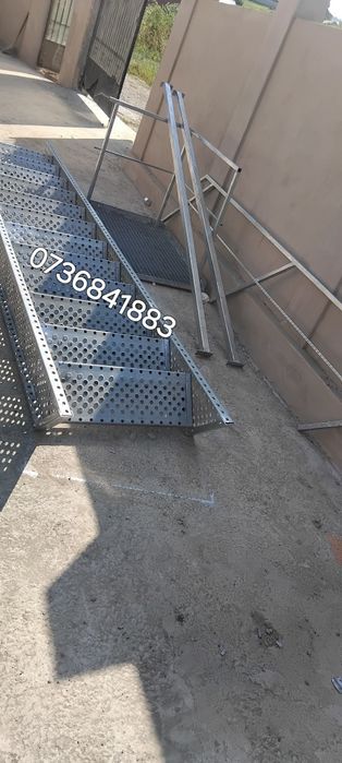 Scări metalice galvanizate 80x23