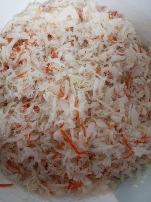 Хрустящая квашеная капуста