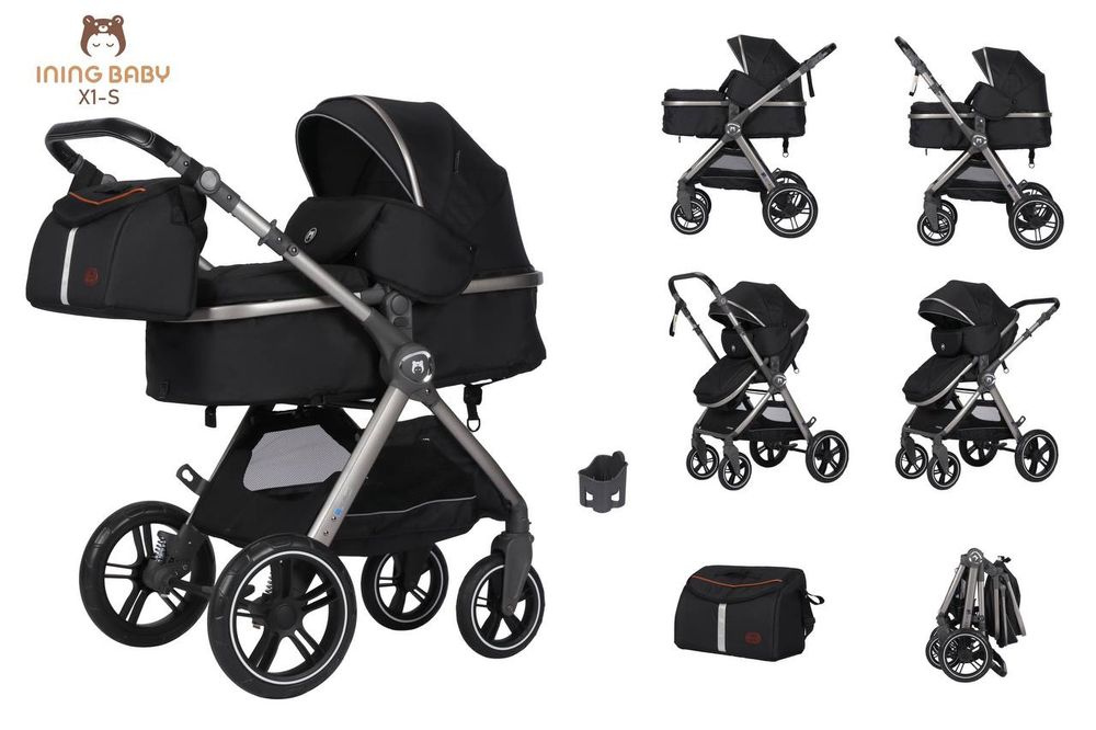 Болалар трансформер X1-S PRO коляскаси мавсум: қиш – ёз.