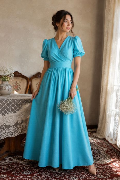 Красивое нежное платье