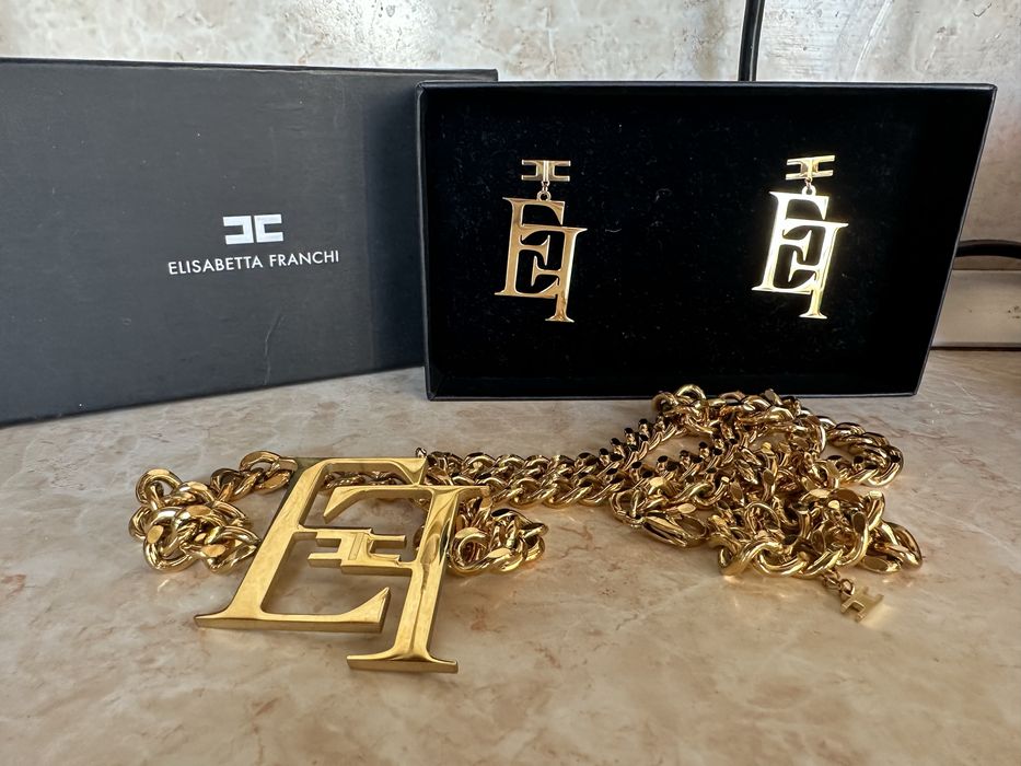 обеци и колан Elisabetta Franchi