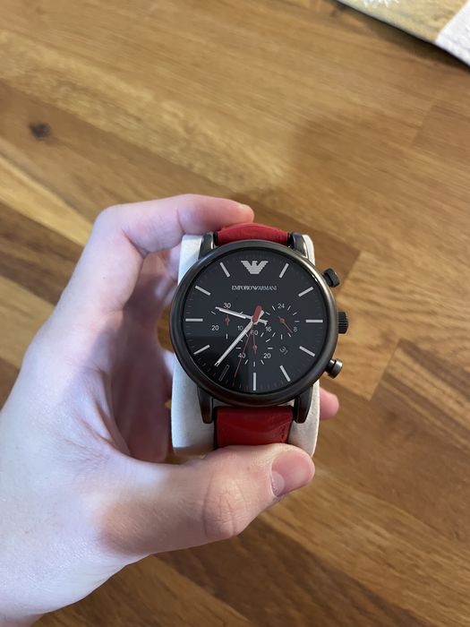 Emperio Armani Ceas Barbati Rosu