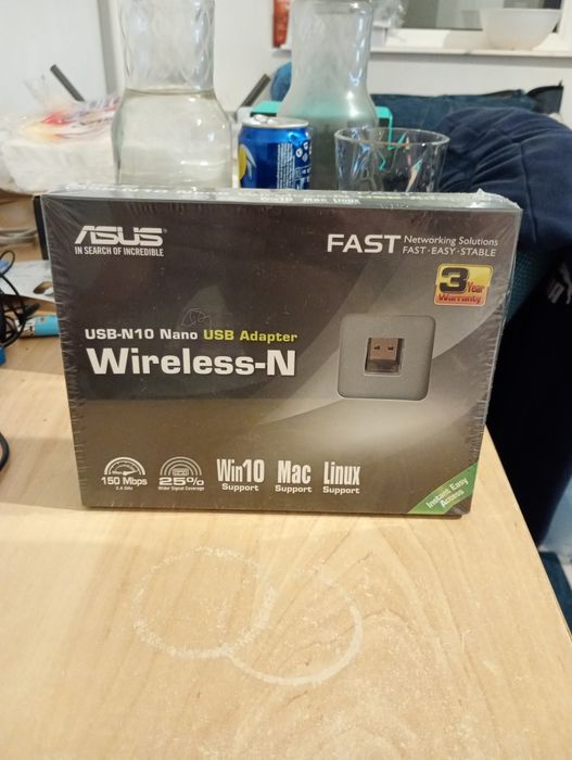 Adaptor wireless ASUS USB N10 NANO nou sigilat