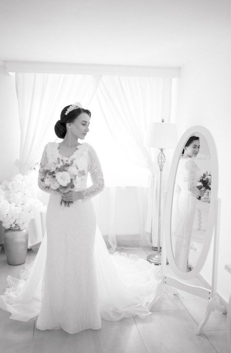 Rochie de mireasa-alb/ivory