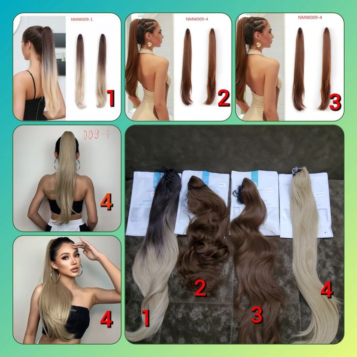 Самый большой выбор париков, хвостов в Ташкенте