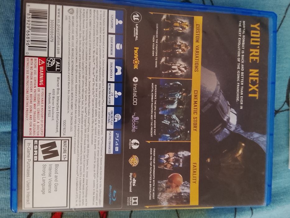 Mortal Kombat 11 ps4