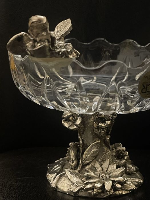 Cupe de ingețată / cristal si argint