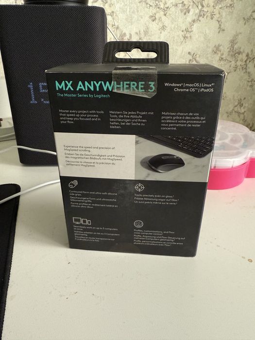 Мышка новы MX Anywhere 3 black