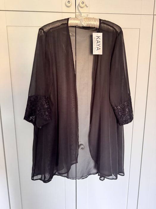 Compleu/ set elegant ocazie 3 piese bluză pantalon și blazer