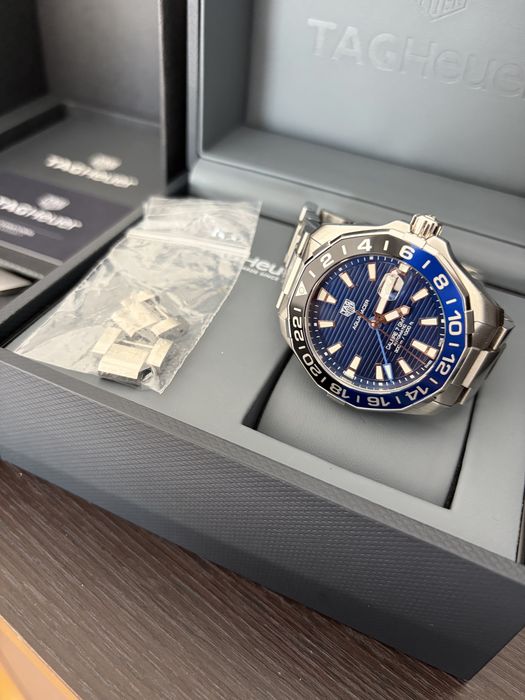 TAG Heuer Aquaracer 300M GMT Calibru 7 Batman