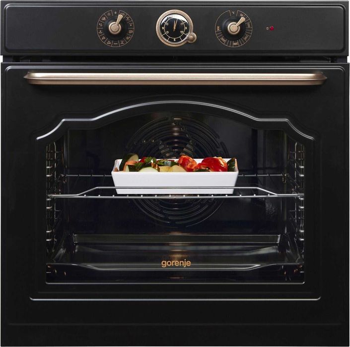 Фурна за вграждане GORENJE BOS67371CLB  + Стъклокерамичен плот RETRO