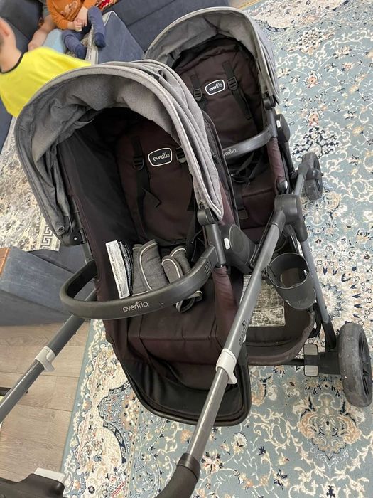 Коляска для Двоняшек Близняшек