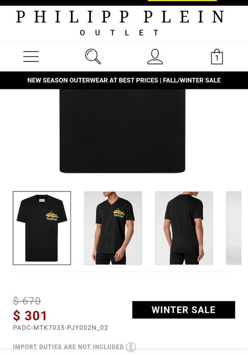 Philipp Plein L-мъжка оригинална тениска