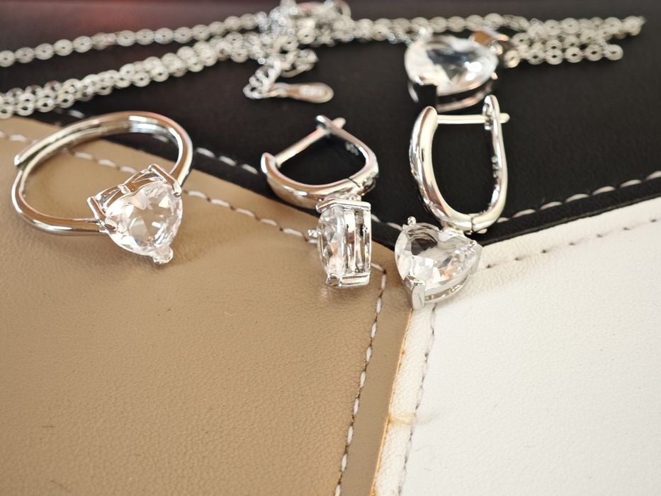 Сребърни комплекти бижута - нови