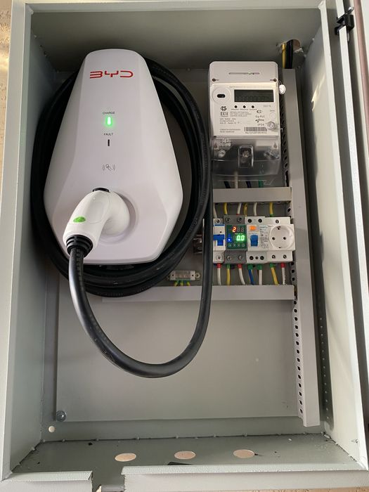 Электромобиль зарядка установка