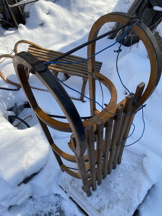 Сани деревянные для взрослых