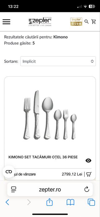 Zepter set Kimono 47 de  piese, nou