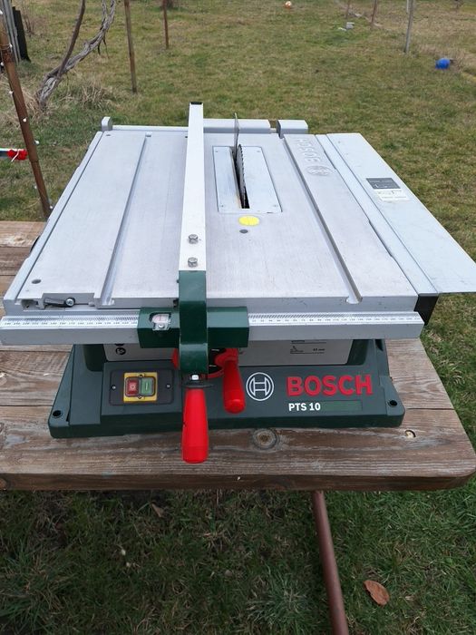 Настолен циркуляр Bosch PTS 10 – Пълен комплект!