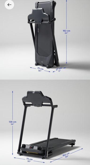 Banda de alergat pliabila RUN500