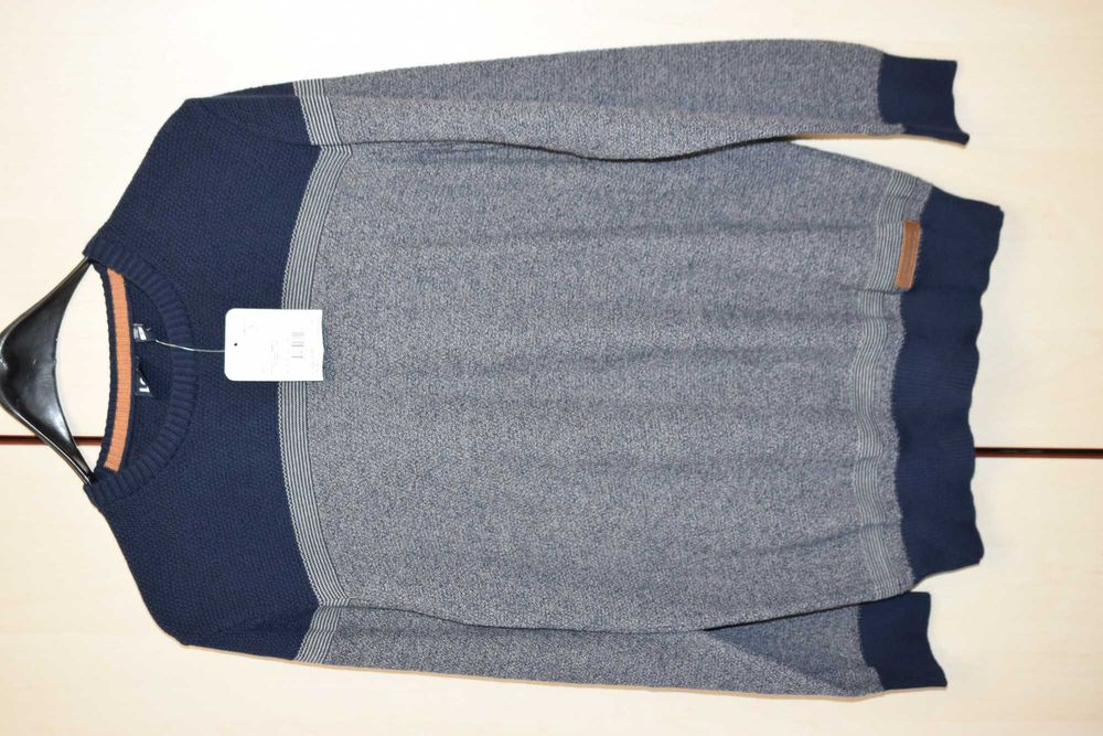 НОВА Блуза детска LCW WAIKIKI TEEN размер S плетена тъмносин цвят