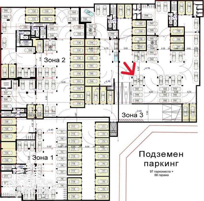 Продава се Гараж / Паркомясто в Бургас, Изгрев - 15 кв.м за 1734 €/кв.м - Снимка #4