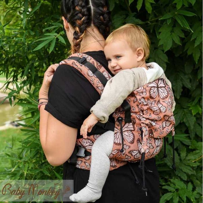 от 5+ месеца | Ергономична раница Baby Monkey Regolo - Butterfly