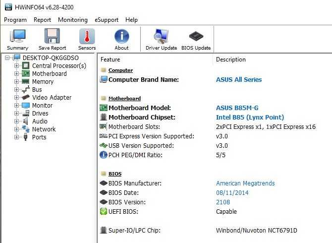 Placa de baza Asus B85M-G soket 1150 Intel Gen 4