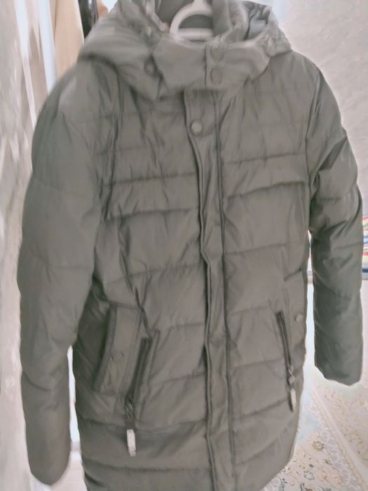 Пуховик мужской подростковый