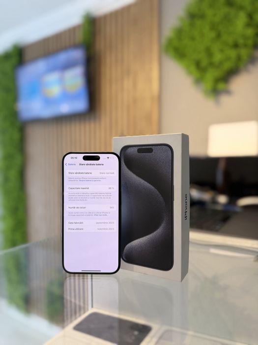 **ATS GSM**iPhone 15 PRO 256Gb Blue /Baterie88% / Garantie