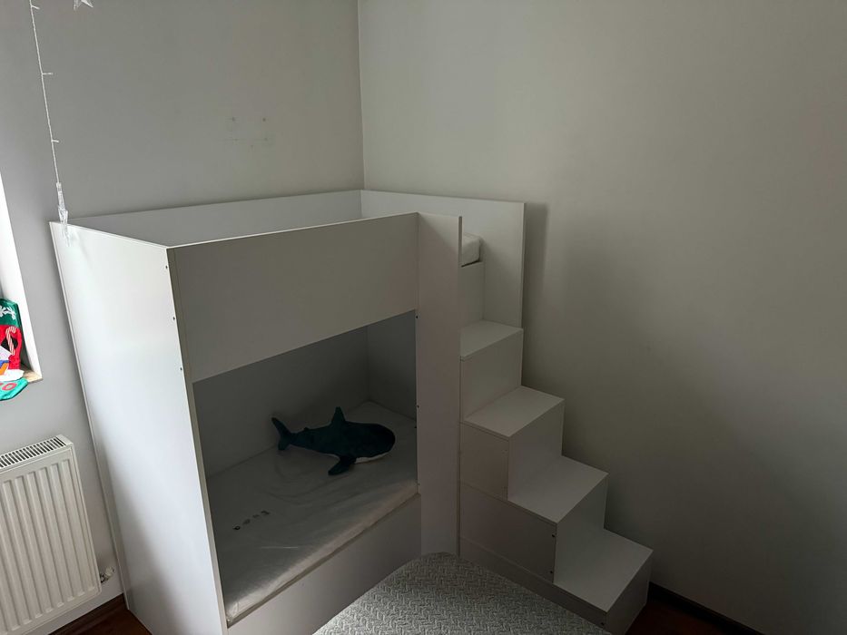 Pat etajat pentru 2 copii – saltele incluse – TRANSPORT GRATUIT