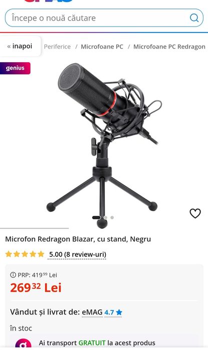 Microfon Redragon Blazar