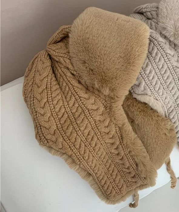 Зимняя шапка-ушанка