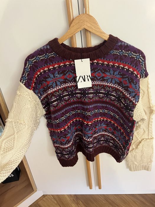 Пуловер Зара М с етикет