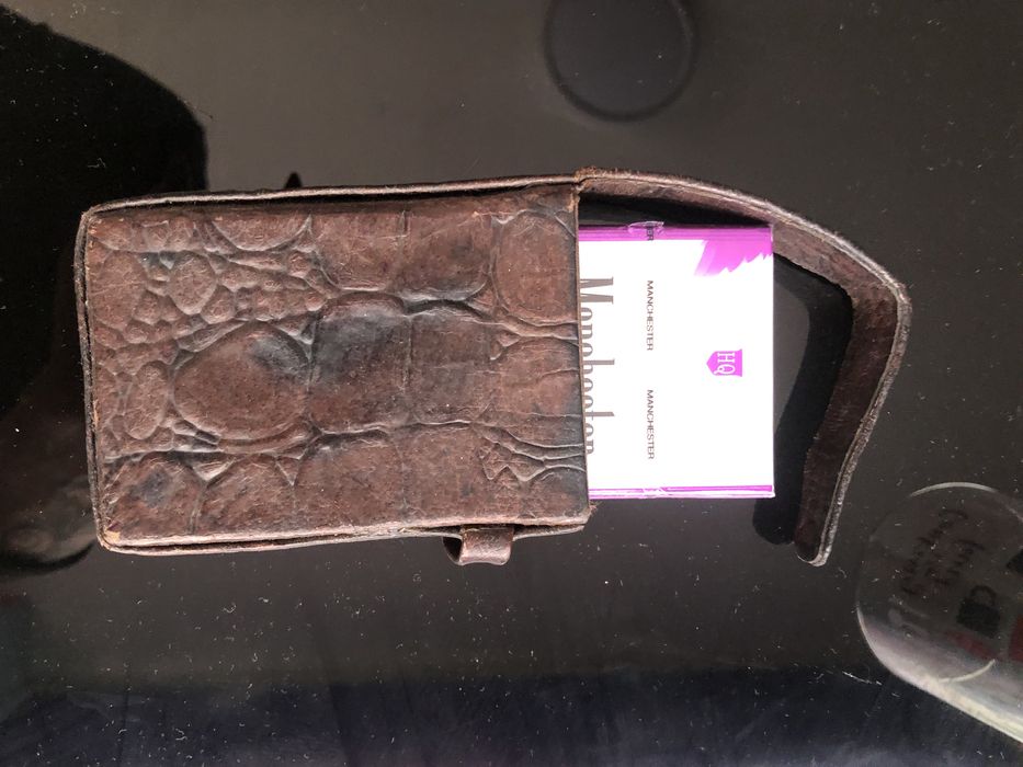 Кожен калъф за цигари или карти