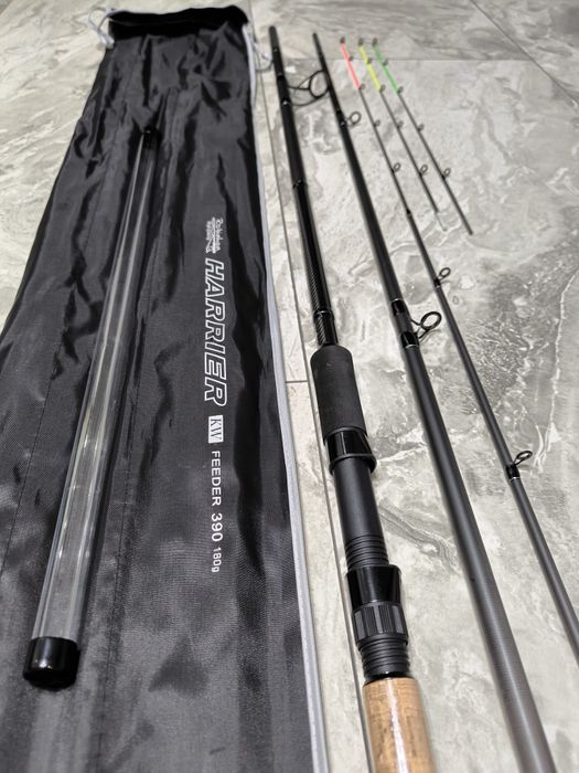2 Lansete Feeder Robinhan HARRIER 3.90m 180gr + 2 Mulinete PROFL FP650