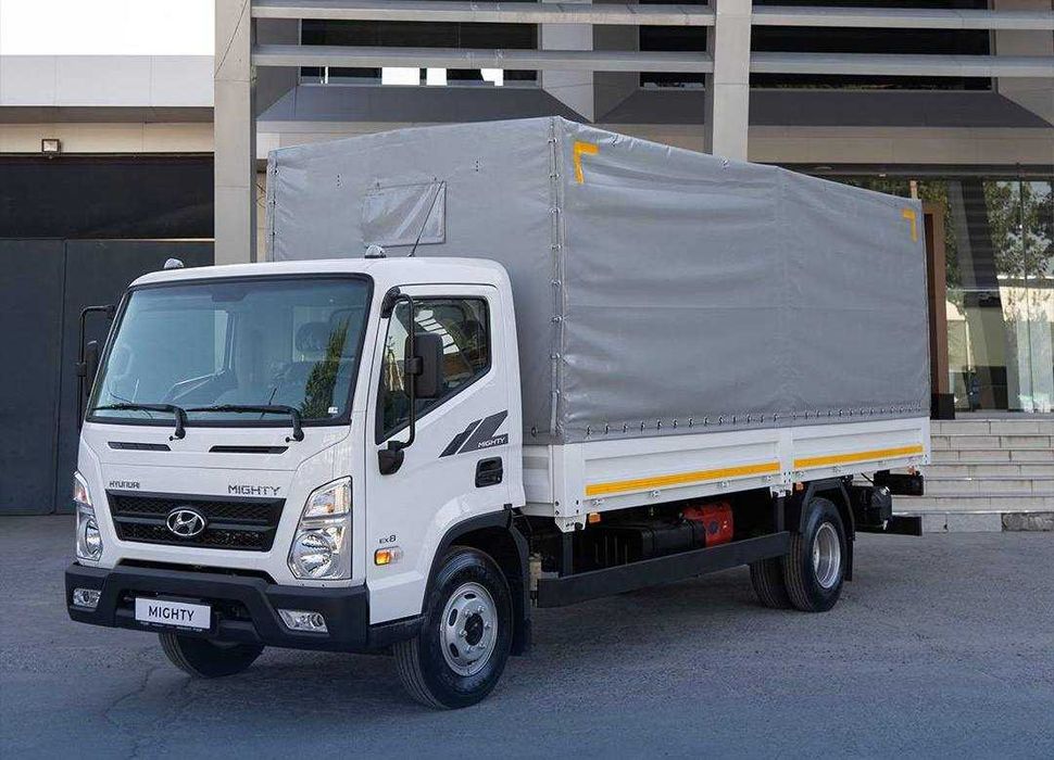 Hundai Mighty EX8 тентованный автофургон
