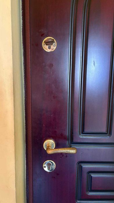 vând urgent ușă metalică de intrare în apartament