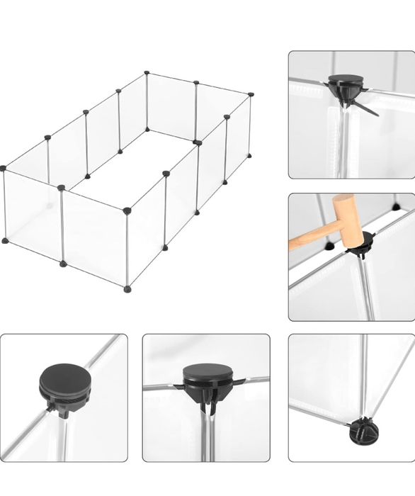 12 панелна ограда за малки животни