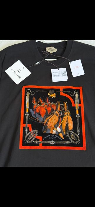 Tricou Herrmes Balenciaga off white LV