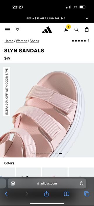 Продам ADIDAS сандалий. Новые,Оригинал.
