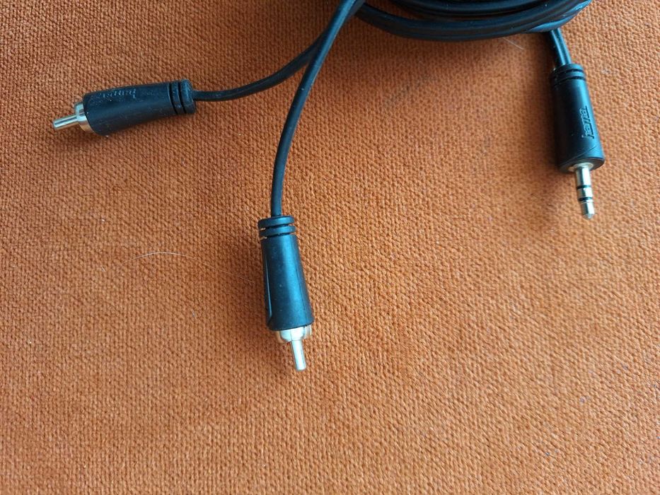Cablu audio stereo, lungime 12 m, jack 3.5mm tata - la - RCA tata