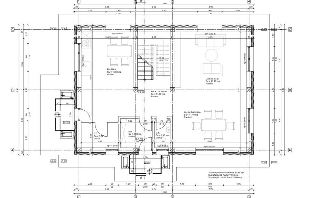 Casa individuala, 143 mp utili, 800 mp teren, Salicea