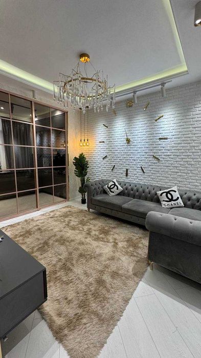 Аренда шикарной 2-х комнатной  квартиры в новостройке ЖК Кушбеги ID05