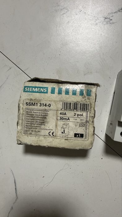 Автоматы Siemens УЗО