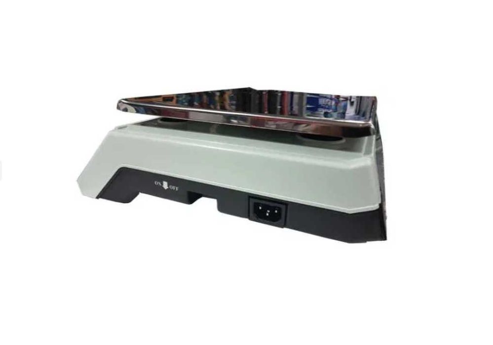 Cantar Electronic 40 kg cu Acumulator si Platan Inox Incarcare Priza