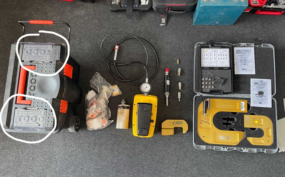 АВТОМОБИЛНА хидравлична Нитачка CMO RV06 6 тона 700Бара 10150 пси ТОП