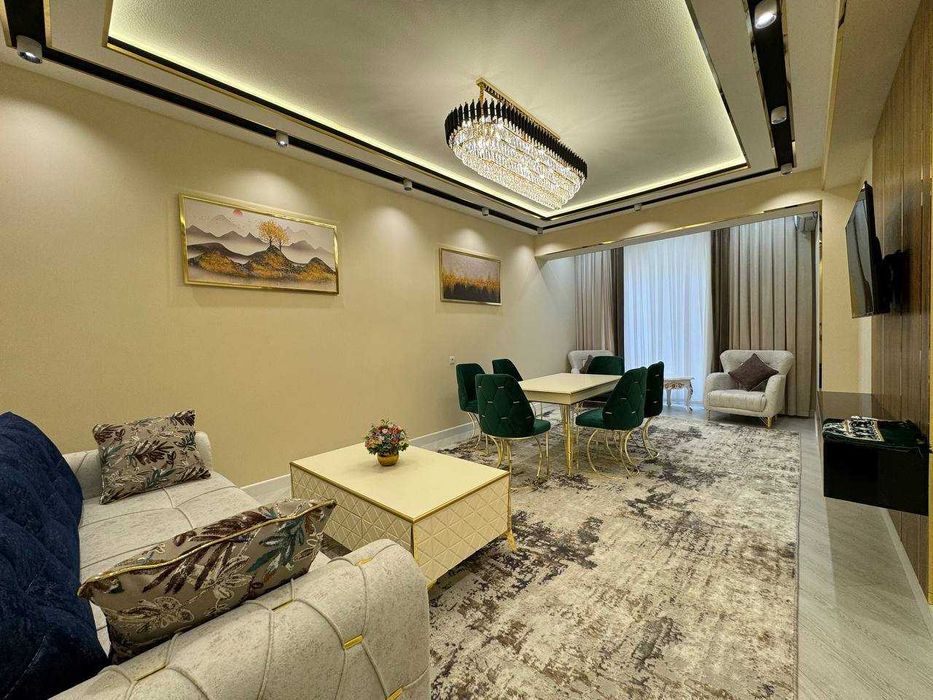 Паркентский! Квартира Шикарная В Новостройке Сдается 120квадрат! 4/2/8